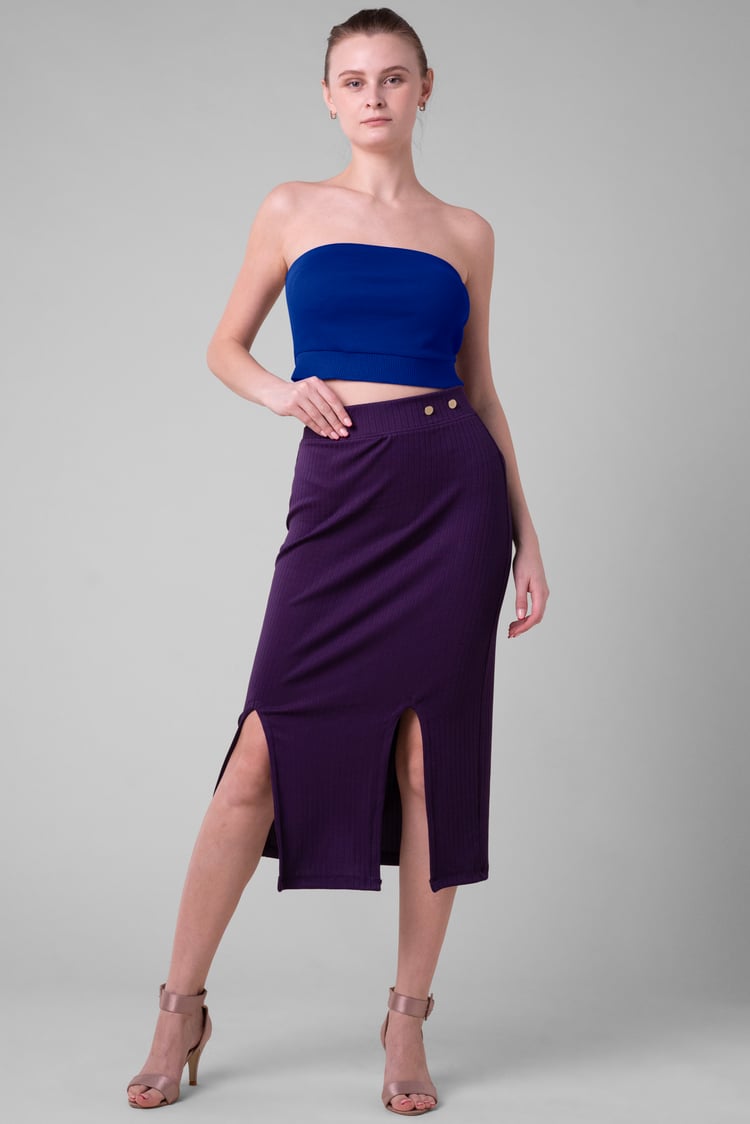 Ribbed Tube Crop Top