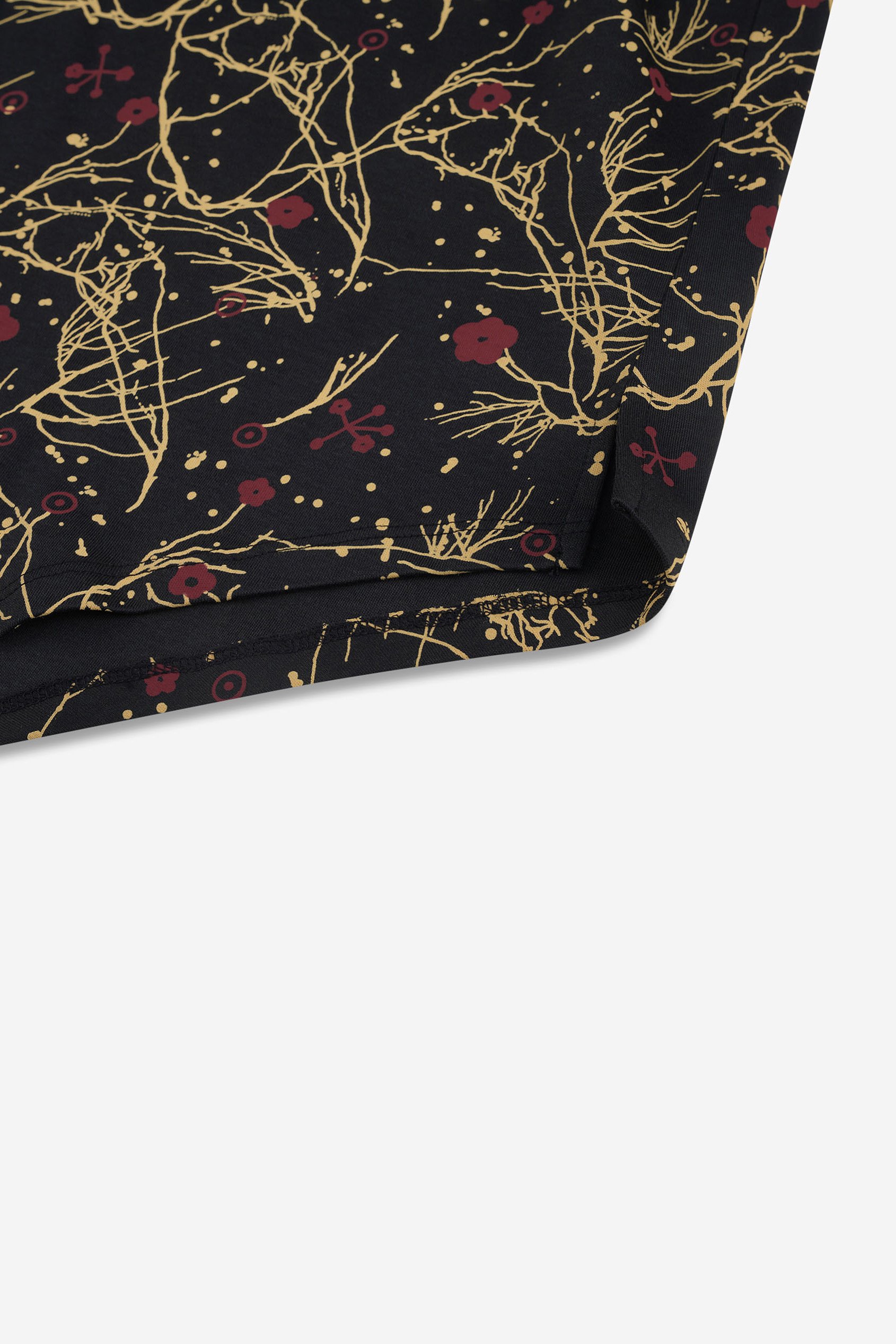 Asymmetric Hem Sleeveless Printed Top