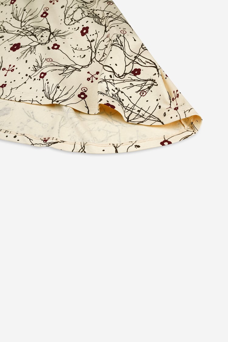 Asymmetric Hem Sleeveless Printed Top