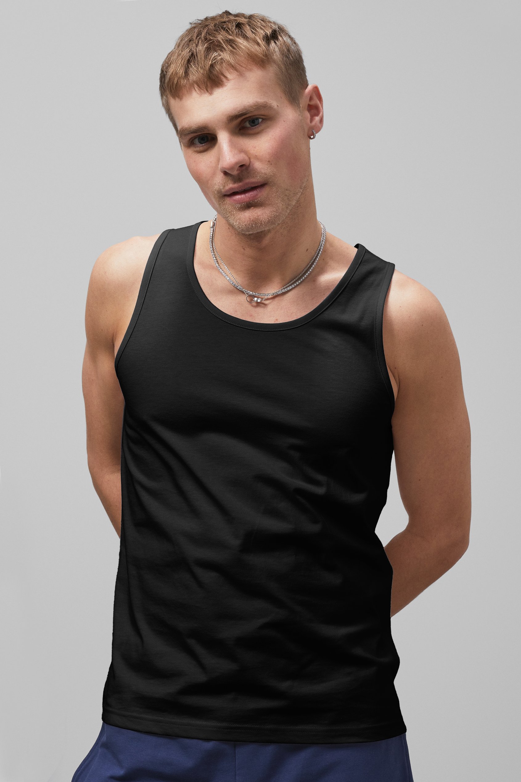 Mens Essential Cotton Vest