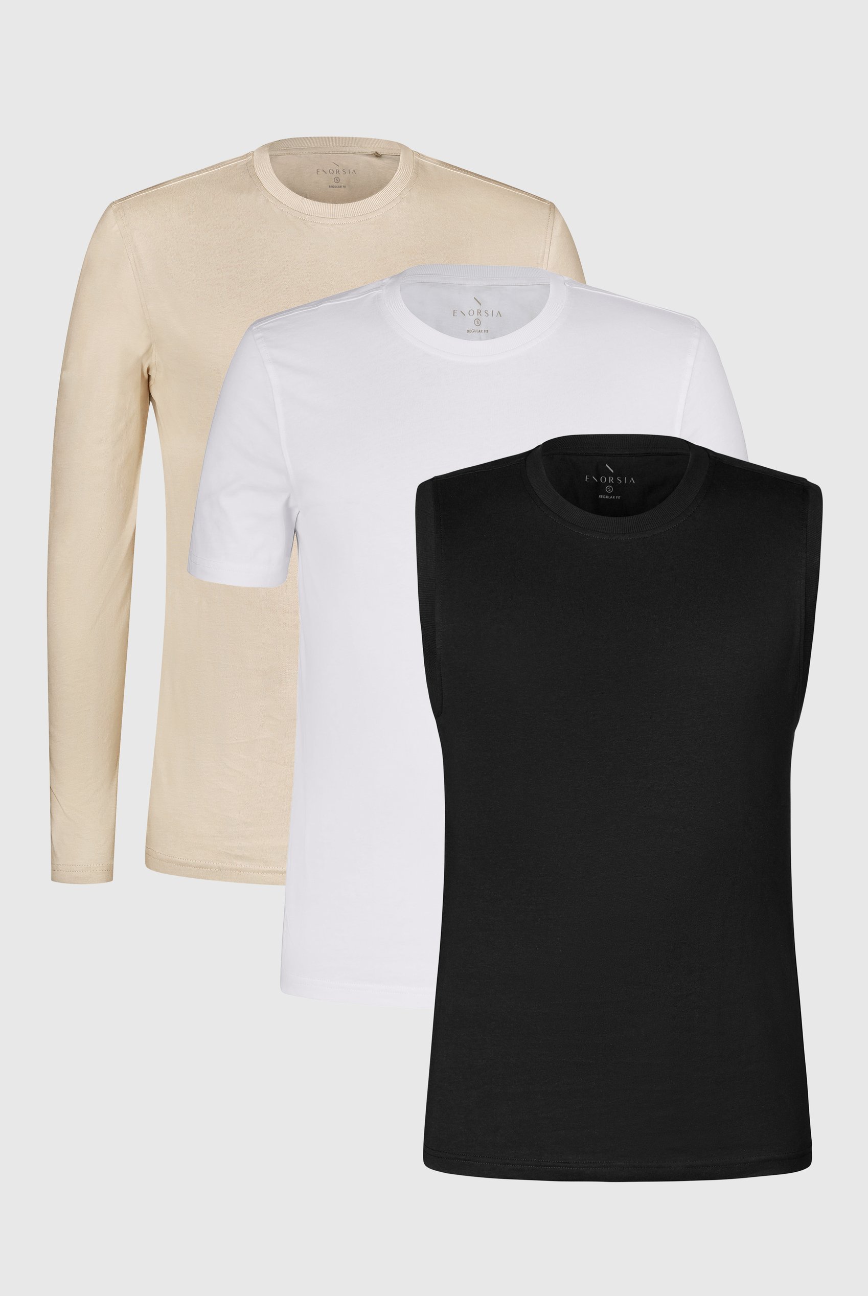 Soft Cotton T-Shirt And Vest 3 Pack