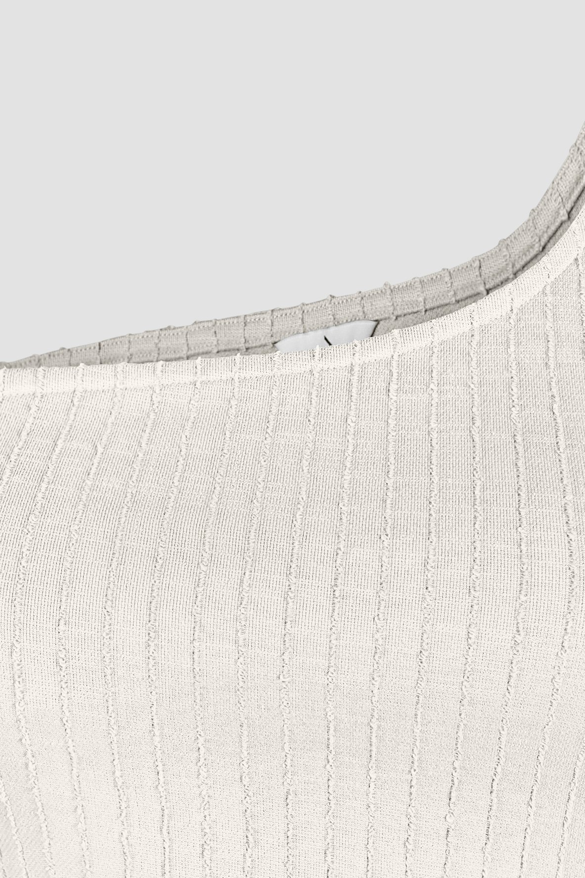 One Shoulder Crop Vest Top