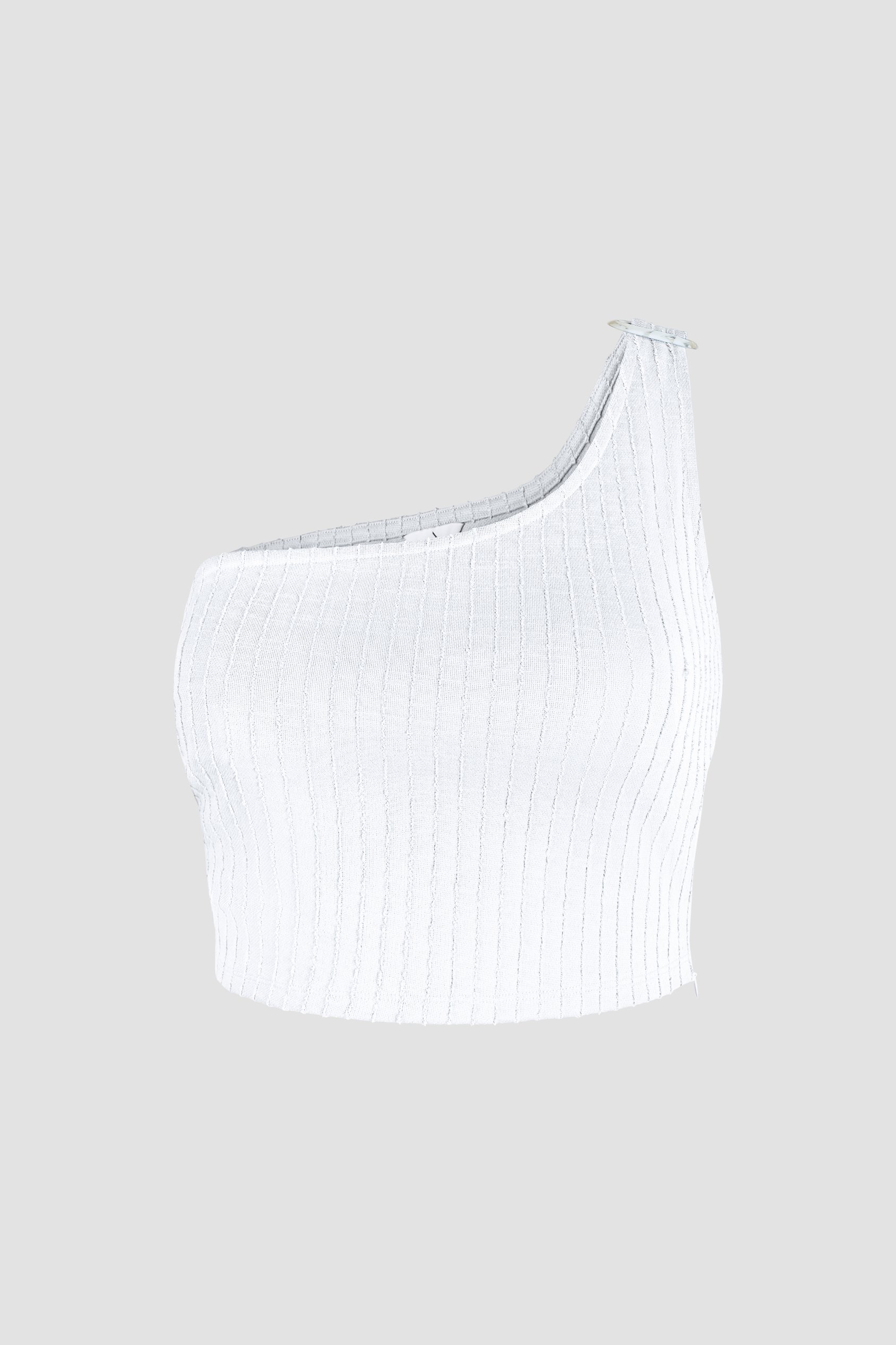 One Shoulder Crop Vest Top