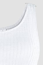 One Shoulder Crop Vest Top