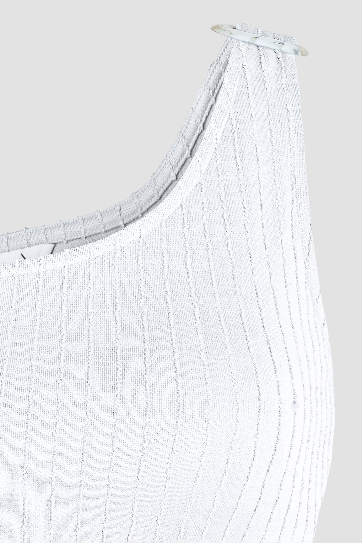 One Shoulder Crop Vest Top