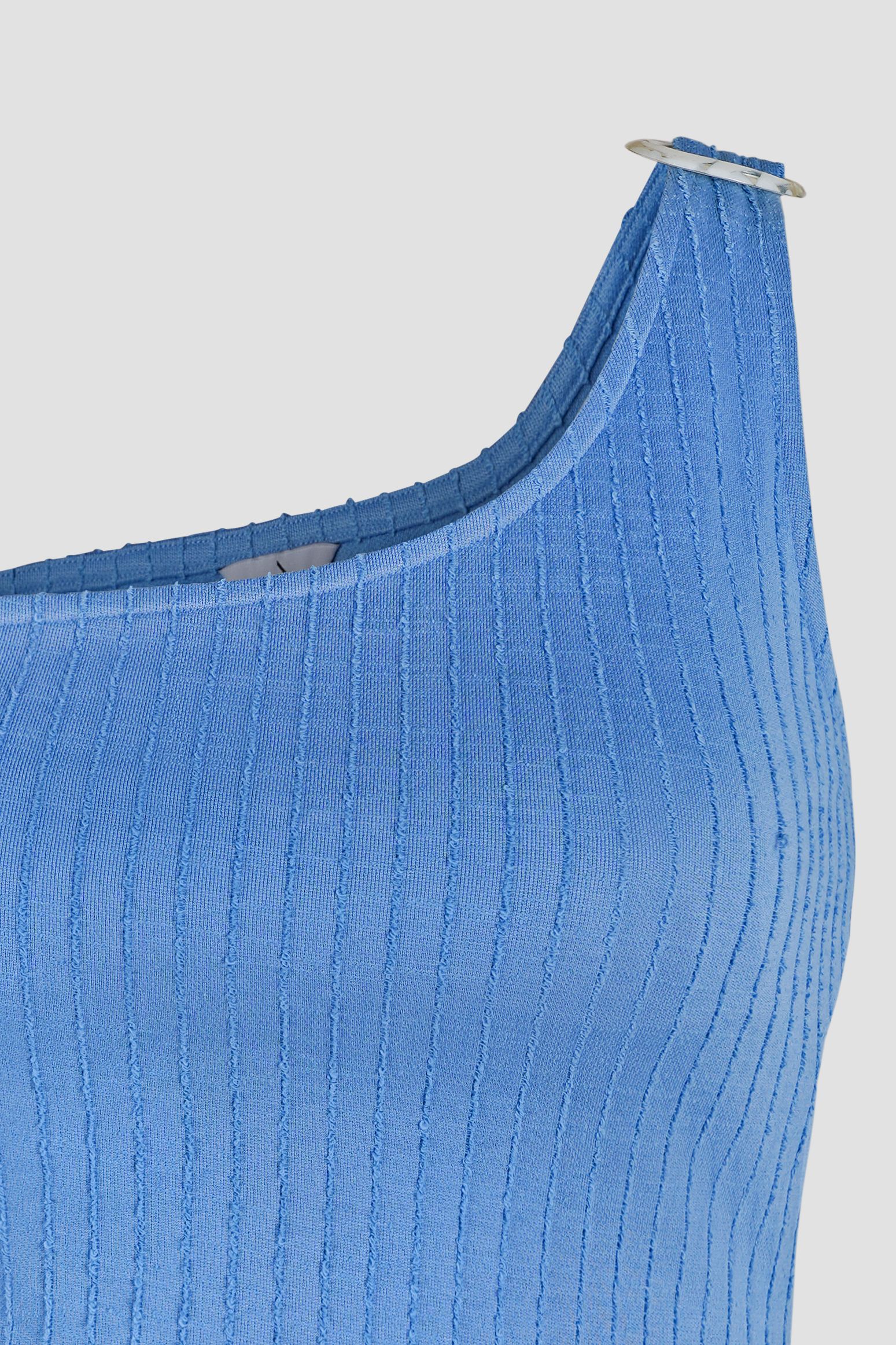 One Shoulder Crop Vest Top