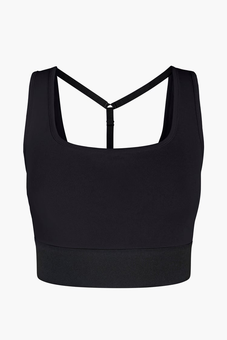 Y Back Body Fitted Cropped Vest