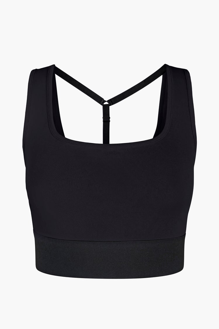 Y Back Body Fitted Cropped Vest