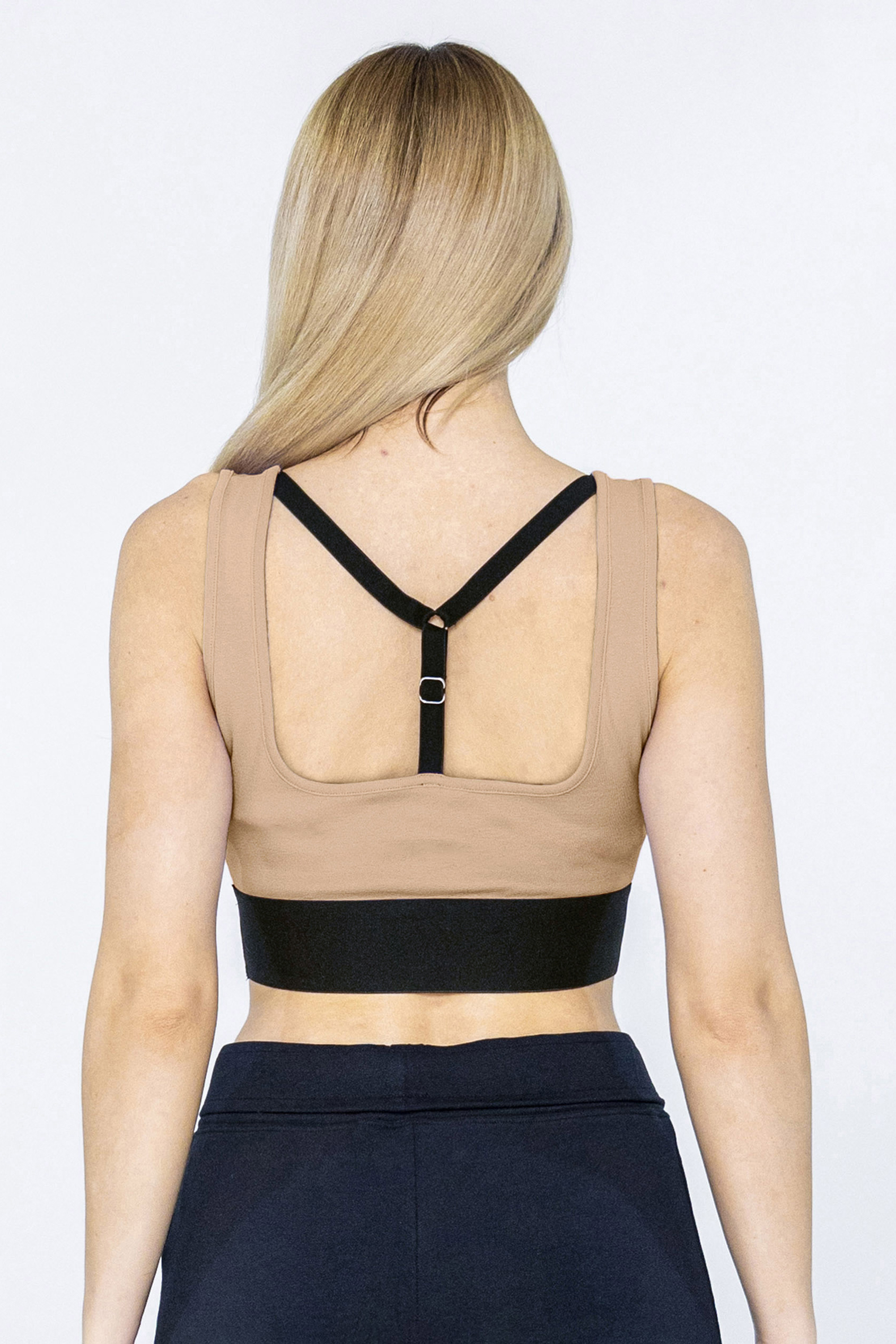 Y Back Body Fitted Cropped Vest