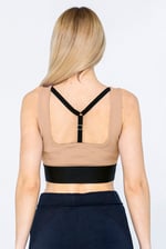 Y Back Body Fitted Cropped Vest