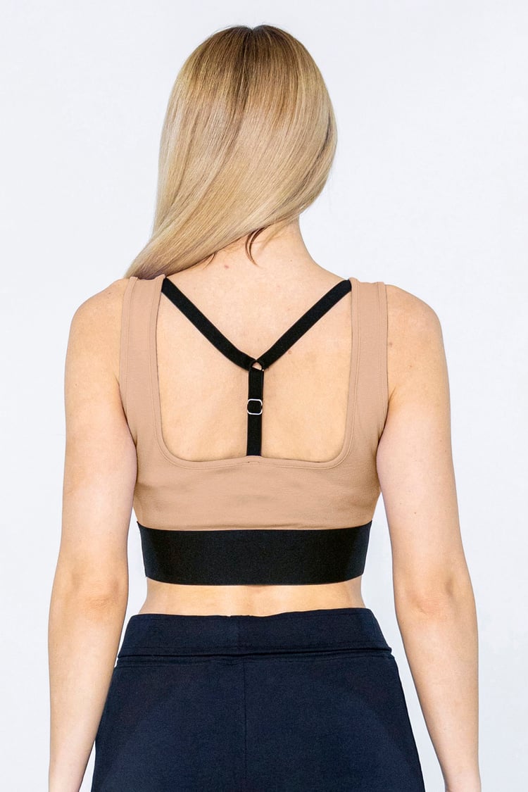 Y Back Body Fitted Cropped Vest