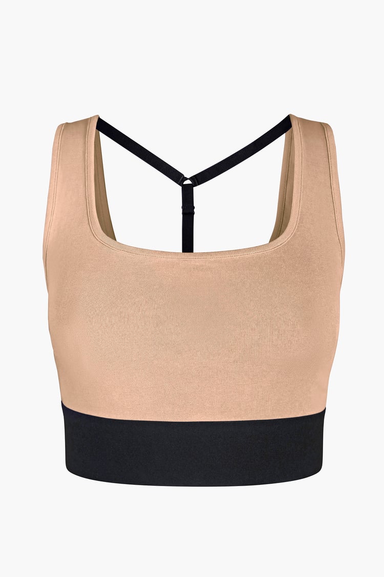 Y Back Body Fitted Cropped Vest