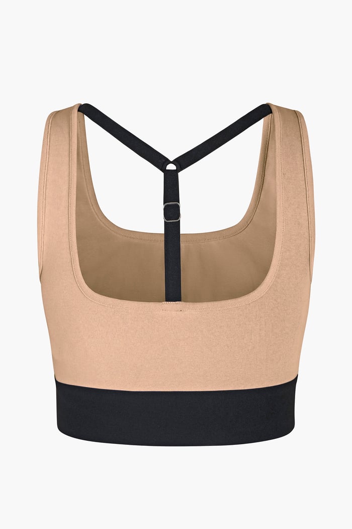 Y Back Body Fitted Cropped Vest