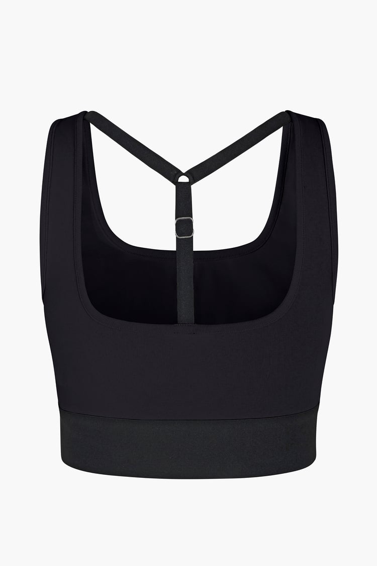 Y Back Body Fitted Cropped Vest