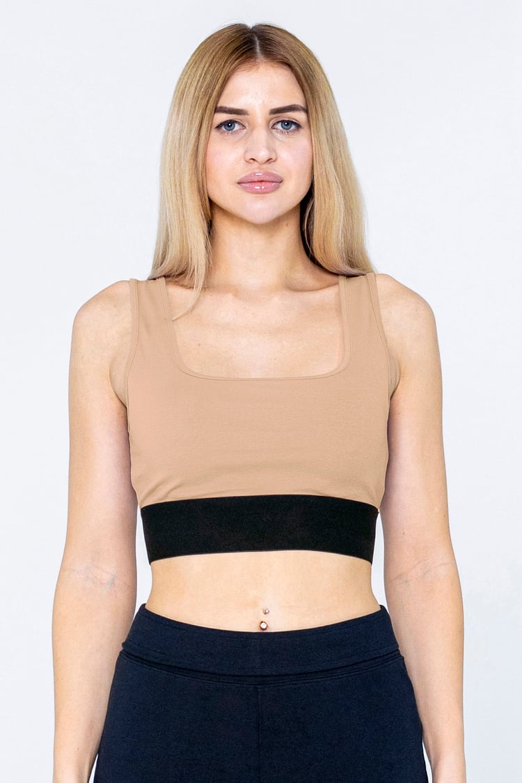 Y Back Body Fitted Cropped Vest