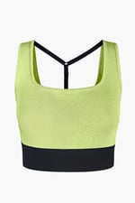 Y Back Body Fitted Cropped Vest