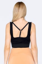Y Back Body Fitted Cropped Vest