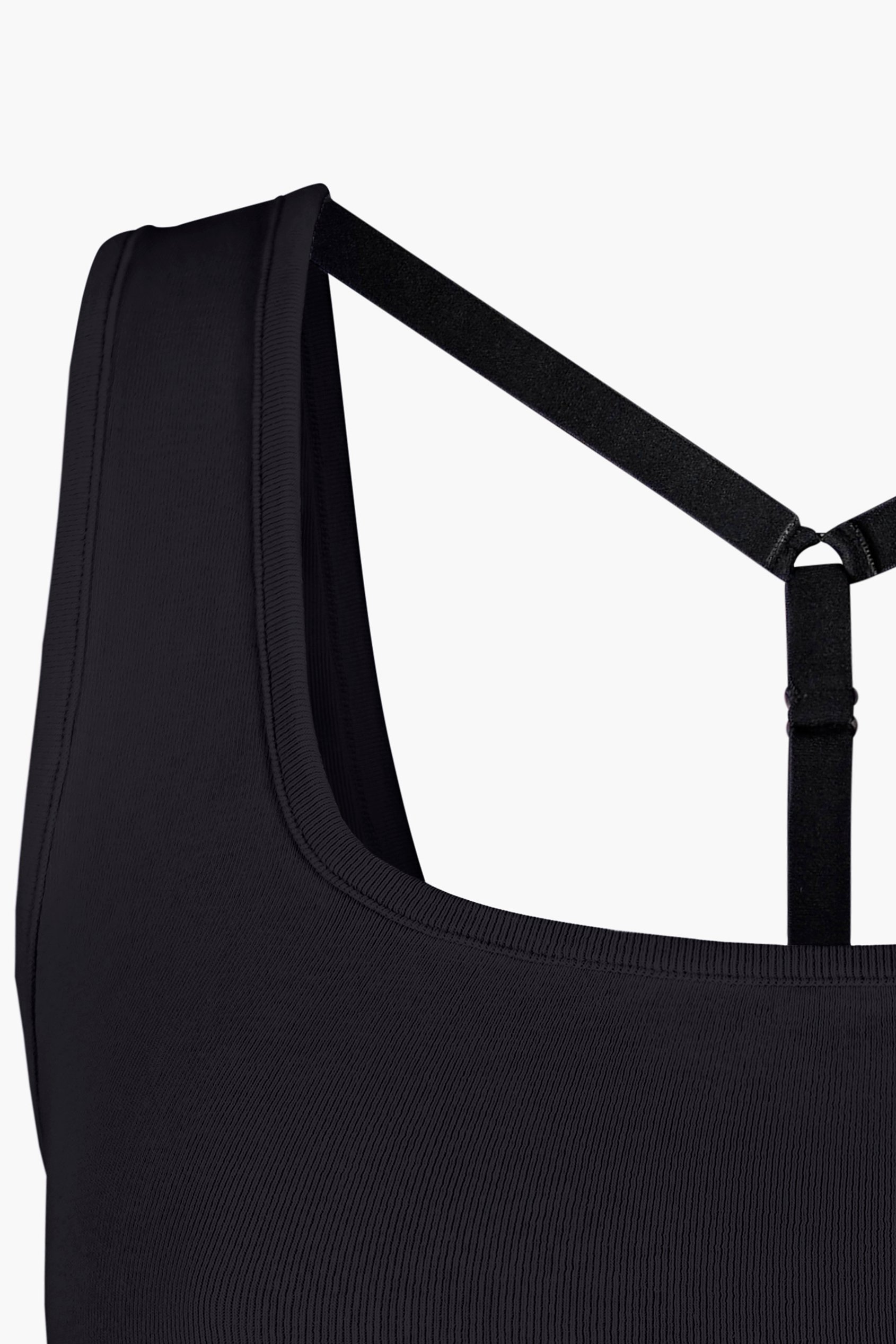 Y Back Body Fitted Cropped Vest