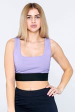 Y Back Body Fitted Cropped Vest