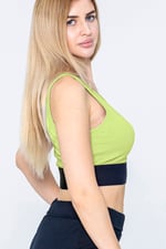 Y Back Body Fitted Cropped Vest