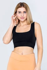 Y Back Body Fitted Cropped Vest