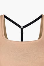 Y Back Body Fitted Cropped Vest