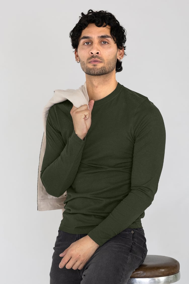 Regular Fit Long Sleeve T-Shirt 2 Pack