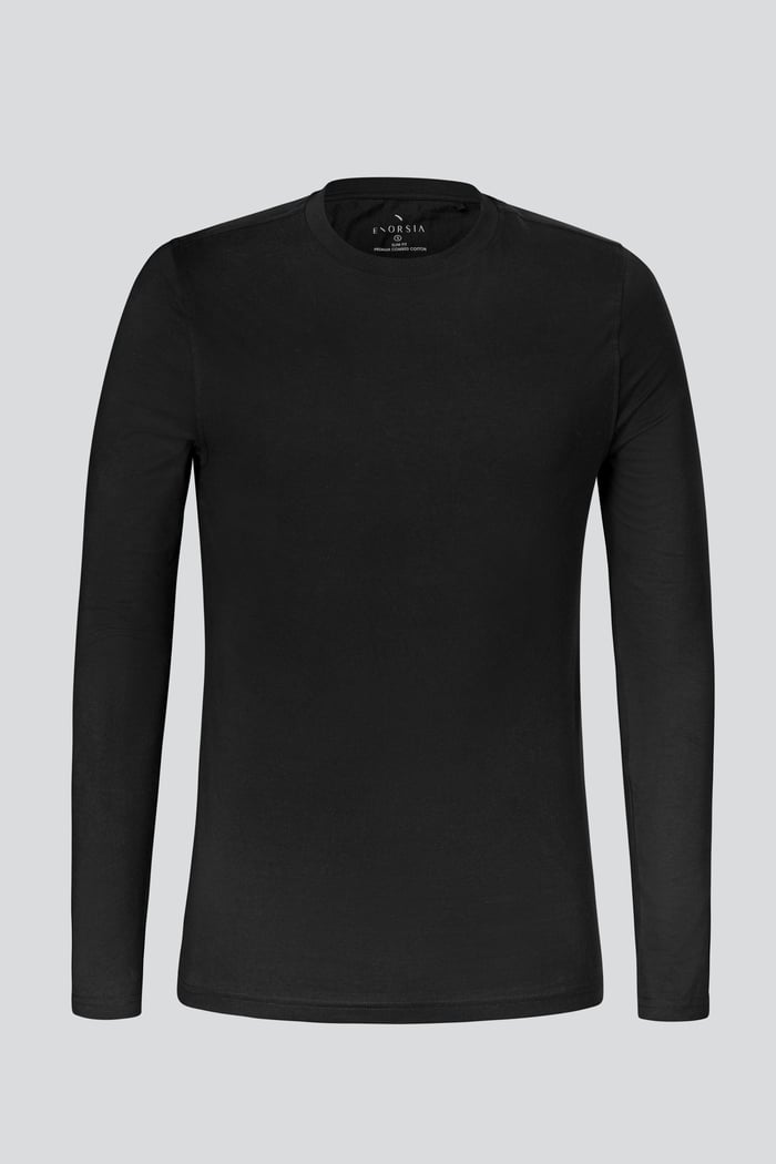 Premium Combed Cotton Long Sleeve T-Shirt