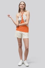 Halter Neck Floral Printed Cami