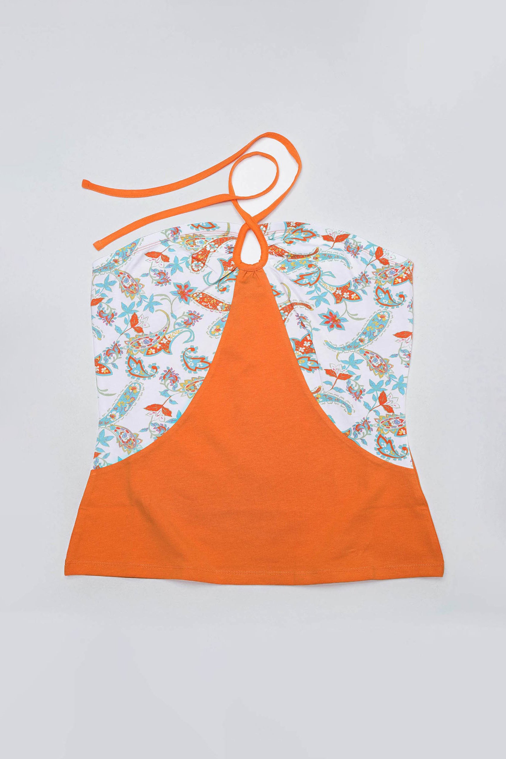 Halter Neck Floral Printed Cami