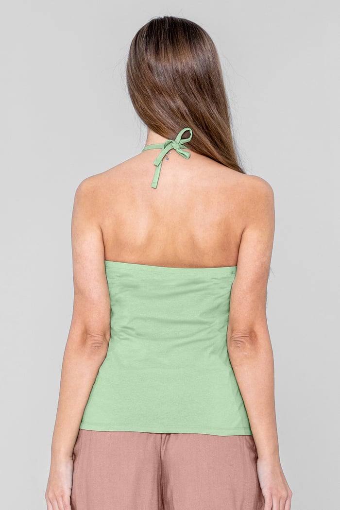 Halter Neck Floral Printed Cami