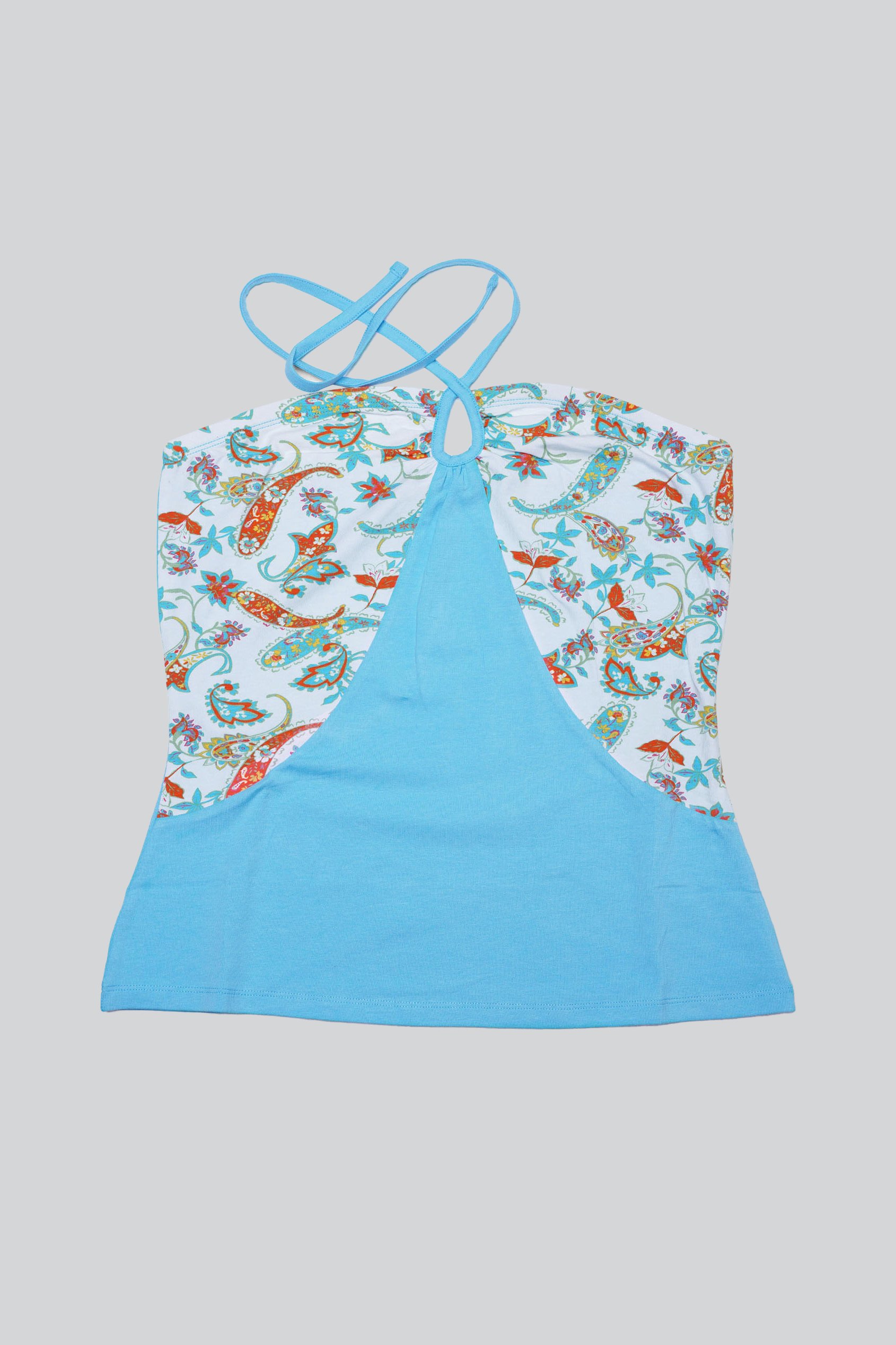 Halter Neck Floral Printed Cami