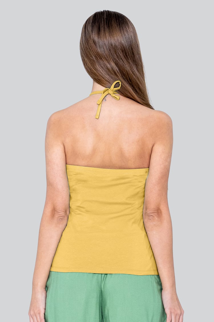 Halter Neck Floral Printed Cami