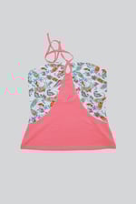 Halter Neck Floral Printed Cami