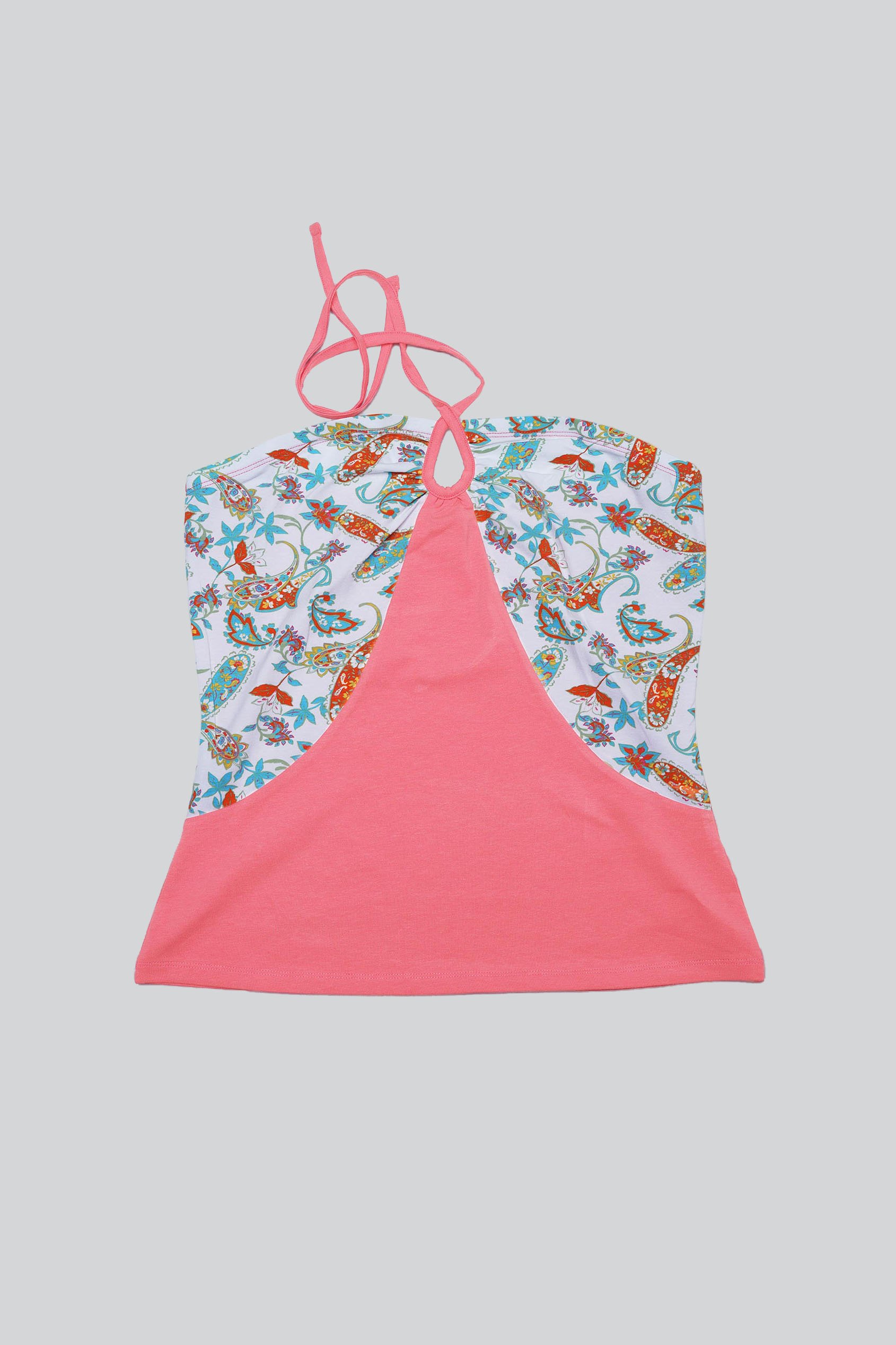 Halter Neck Floral Printed Cami