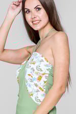 Halter Neck Floral Printed Cami