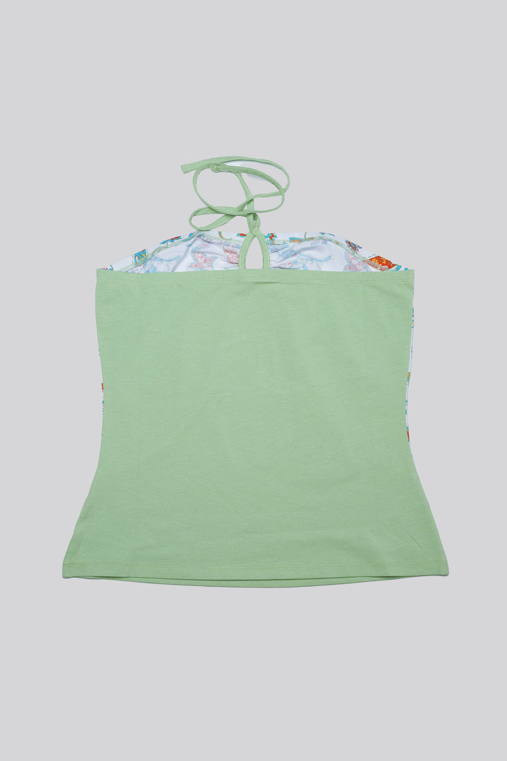 Halter Neck Floral Printed Cami