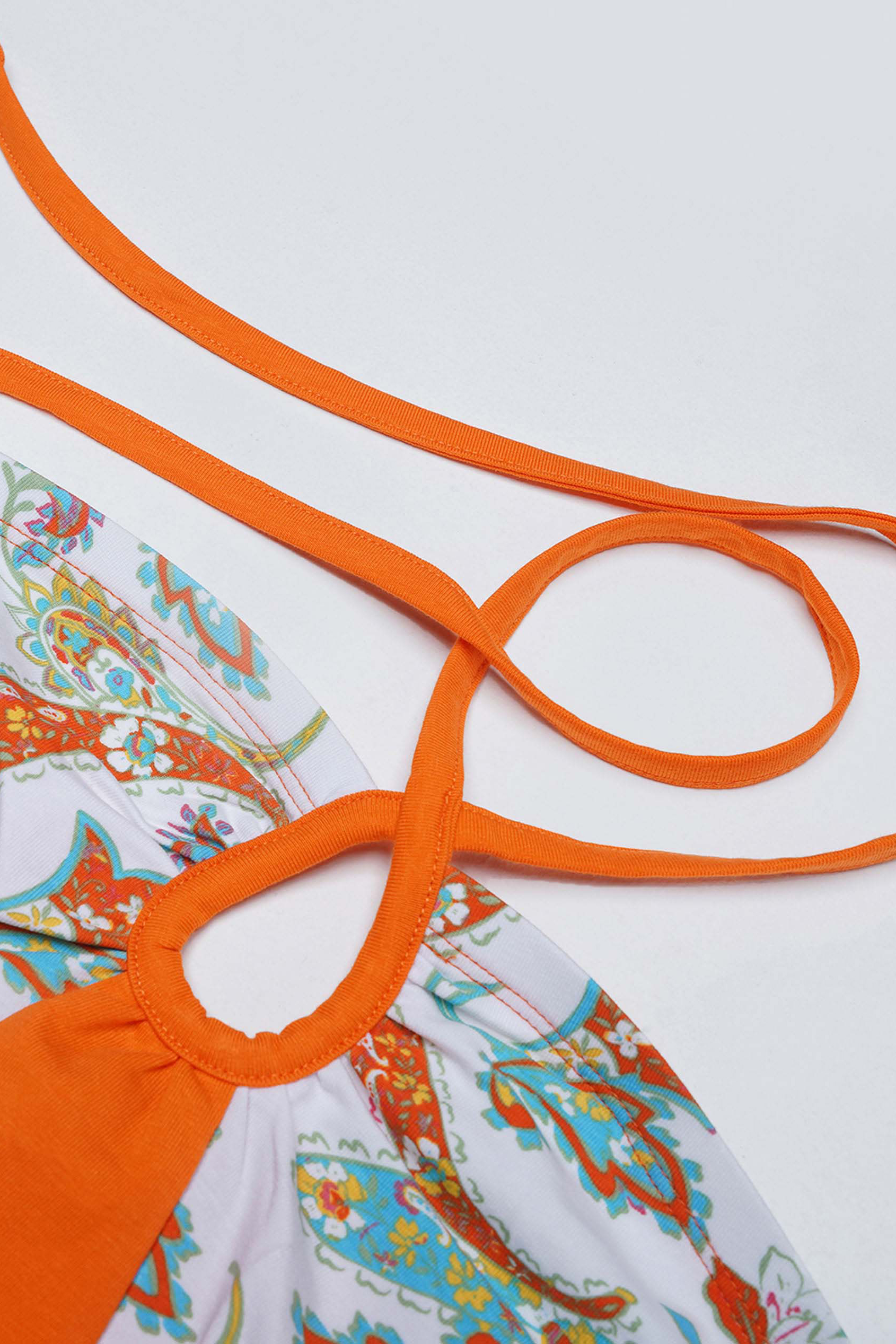 Halter Neck Floral Printed Cami