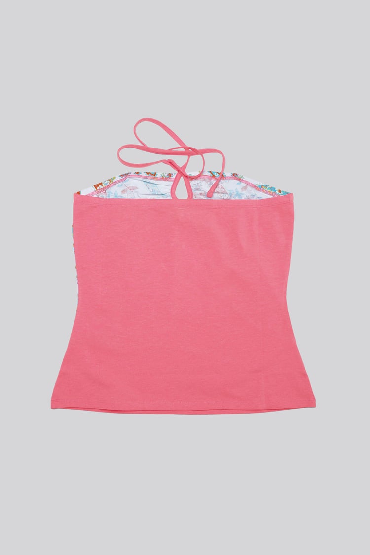 Halter Neck Floral Printed Cami