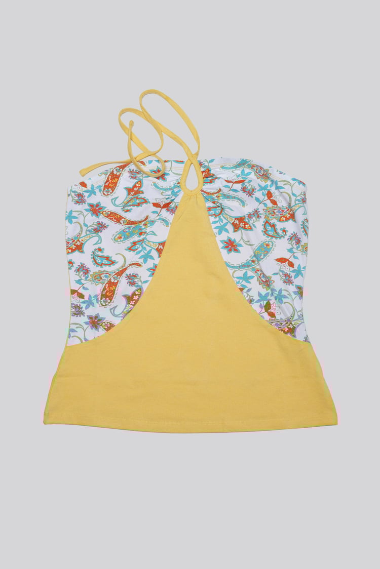 Halter Neck Floral Printed Cami