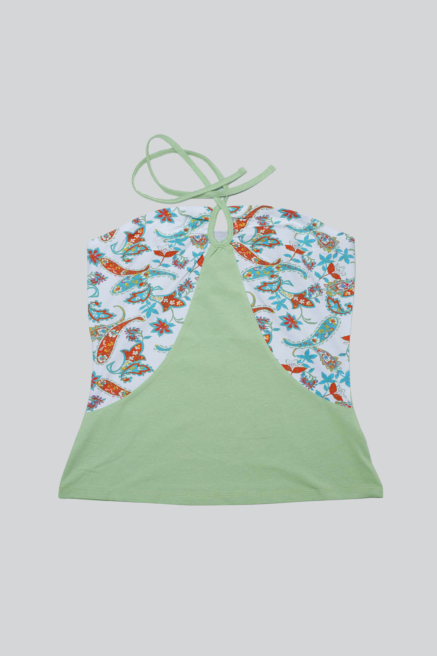 Halter Neck Floral Printed Cami