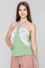 Halter Neck Floral Printed Cami