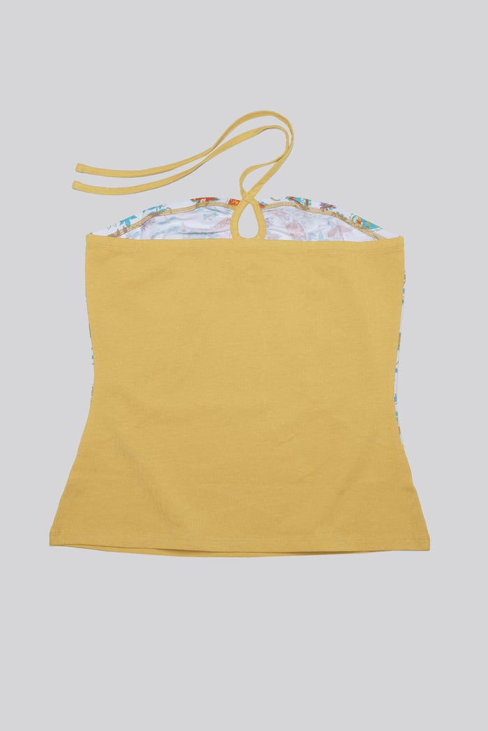 Halter Neck Floral Printed Cami