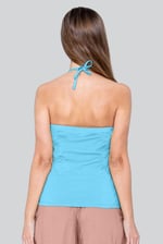 Halter Neck Floral Printed Cami