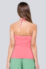 Halter Neck Floral Printed Cami