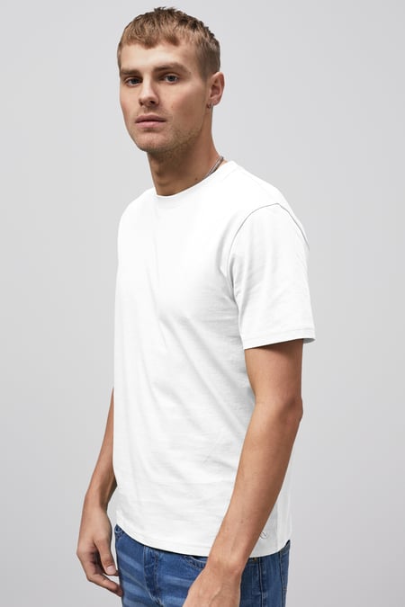 Mens White Essential Short Sleeve T-Shirt