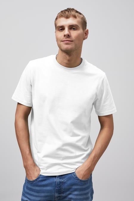 Mens Green Essential Short Sleeve T-Shirt