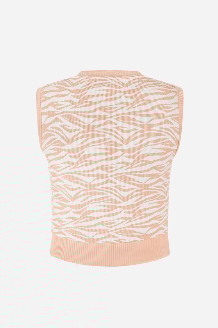 Zebra Printed Top
