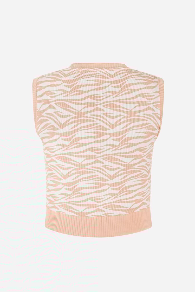 Zebra Printed Top