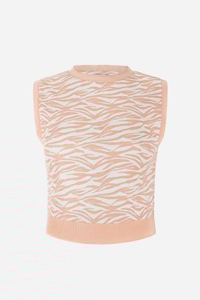 Zebra Printed Top